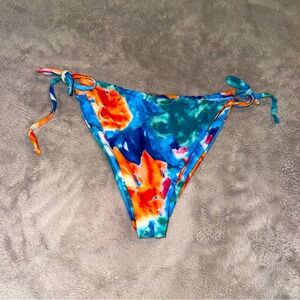 Colorful Tie-Dye Bikini Bottom